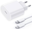 SAMSUNG CARGADOR 15W PD TIPO C + CABLE C-C BLANCO