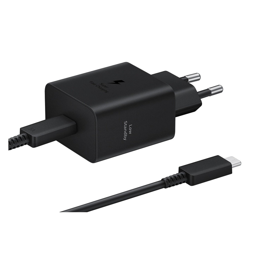 SAMSUNG CARGADOR TIPO C a TIPO C 45W NEGRO