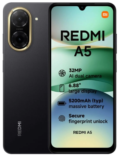 SMARTPHONE XIAOMI REDMI A5 4GB/ 128GB/ 6.88"/ NEGRO