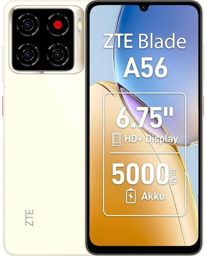 [P606F21GD] SMARTPHONE ZTE BLADE A56 4GB/ 64GB/ 6.75"/ DORADO