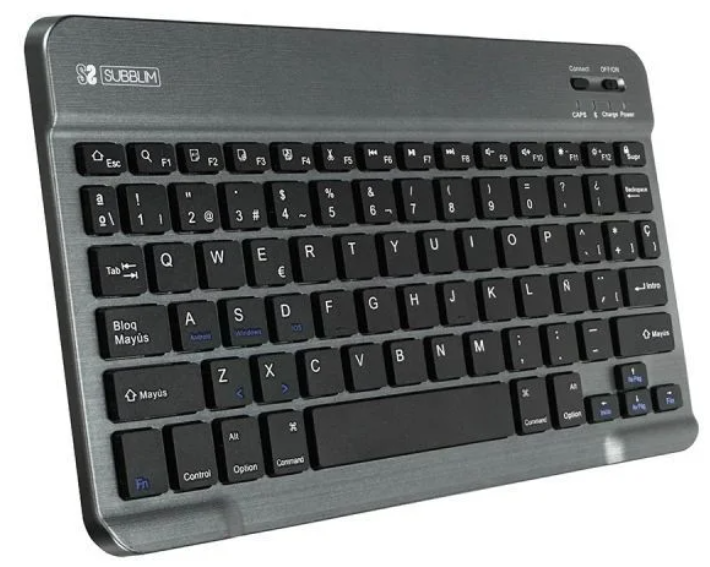 [SUBKBTSM0002] SUBBLIM TECLADO INALAMBRICO GRIS