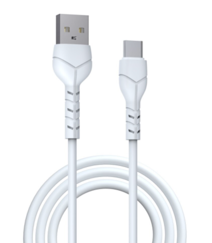 DEVIA CABLE KINTONE USB A - TIPO C 1m. BLANCO