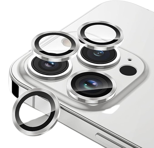 [DSTGLIP16PMP] DEVIA PROTECTOR CAMARA IPHONE 16 PRO/16 PRO MAX PLATA