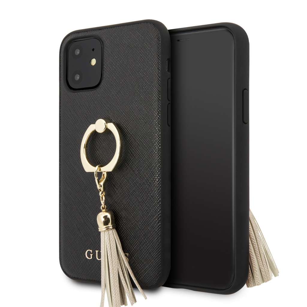 GUESS CARCASA SAFIANO IPHONE 11 PRO / X / Xs NEGRO