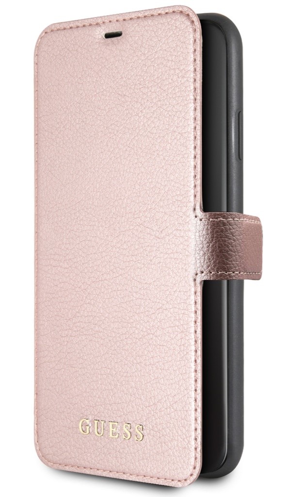 [GUFLBKSN58IGLRG] GUESS FUNDA IRISIDENT IPHONE 11 PRO / X ROSA