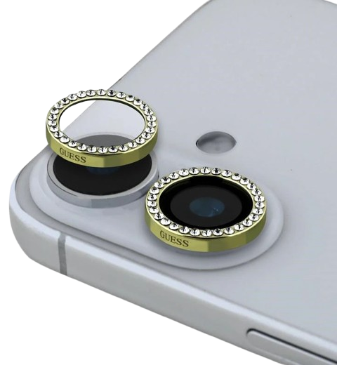 [GUCL162SGGD] GUESS PROTECTOR CAMARA IPHONE 16/PLUS DORADO