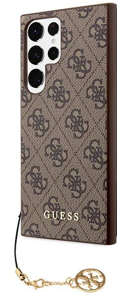GUESS CARCASA CHARMS SAMSUNG S24 ULTRA MARRON
