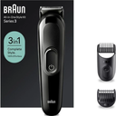 BRAUN CORTABARBAS SK2400 3 EN 1 / BATERIA / 2 ACCESORIOS