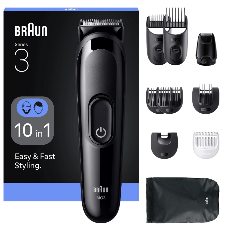 BRAUN MULTIGROOM AIO3560 10 EN 1