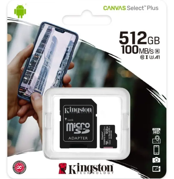 KINGSTON TARJETA MEMORIA MICROSD 512GB