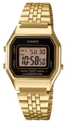 CASIO RELOJ LA-680WGA-1A  DORADO