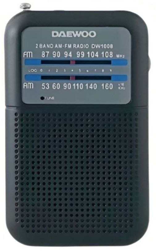 DAEWOO RADIO PORTATIL DW1008 NEGRO