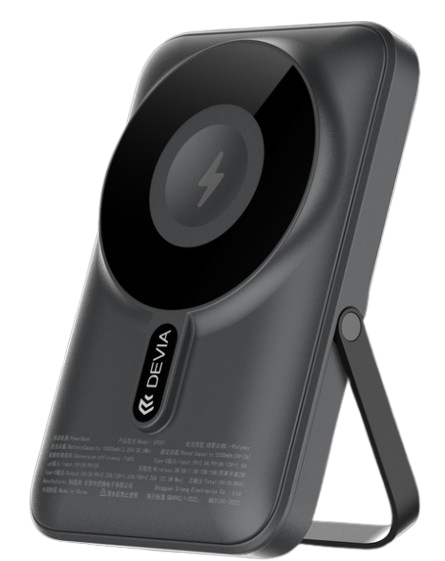 [DSTPBEMB10G] DEVIA BATERIA AUXILIAR MAGNETICA EXTREME 10000mAh /22.5W/ 3 EN 1 AIRPODS/MOVIL/IWATCH NEGRO