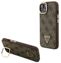 GUESS CARCASA MAGSAFE 4G TRIANGLE SOPORTE CAMARA IPHONE 13 MARRON