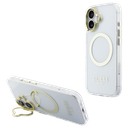GUESS CARCASA MAGSAFE SOPORTE CAMARA IPHONE 17 DORADO
