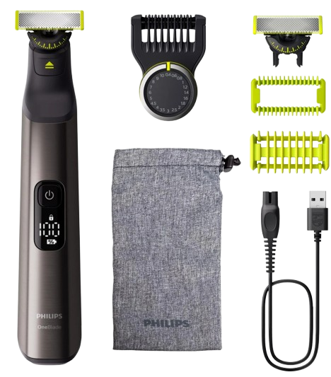 PHILIPS CORTABARBA ONEBLADE PRO 360° QP6552/15