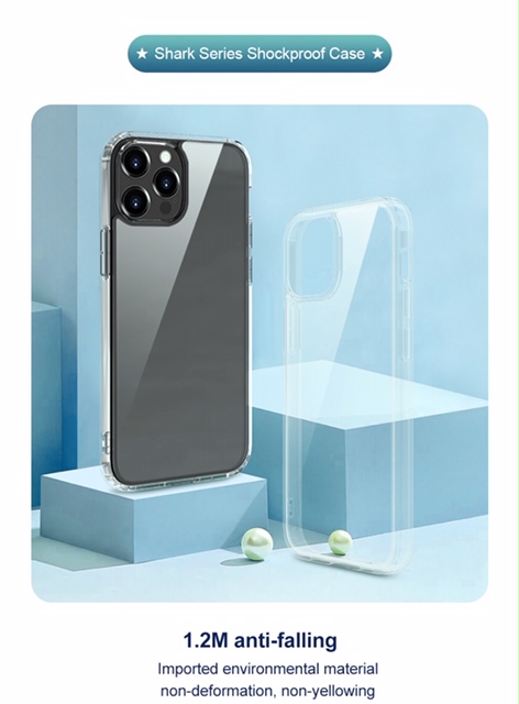 [DSTCSIP13P] DEVIA Carcasa SHARK IPhone 13 PRO TRANSPARENTE