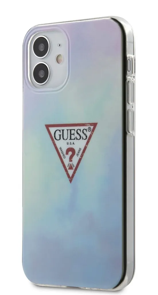 GUESS CARCASA T&D IPHONE 12 MINI AZUL
