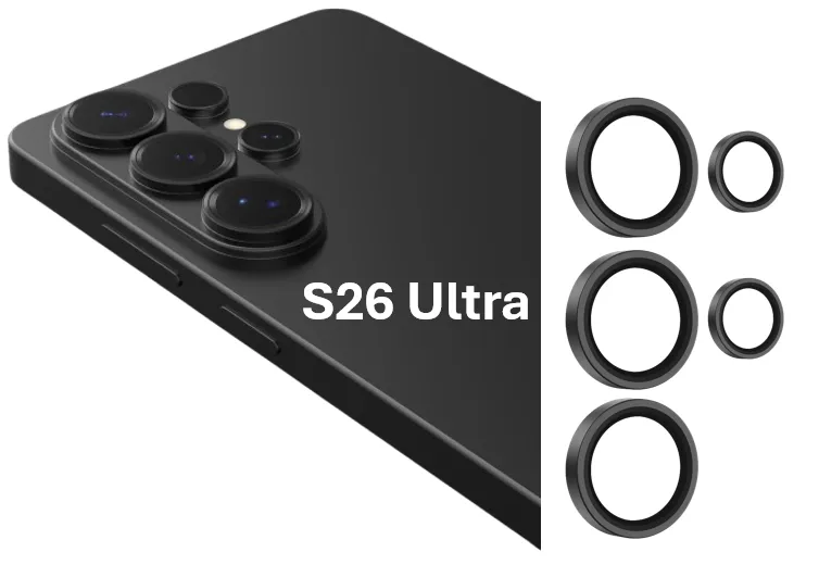 [DSTPCSS26UBK] DEVIA PROTECTOR CAMARA SAMSUNG S26 ULTRA NEGRO