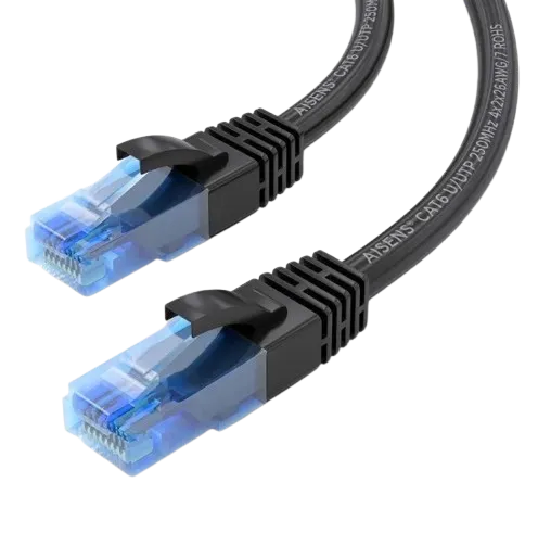 [A1350843] AISENS CABLE RED RJ45 A135-0843 CAT.6/ 1m/ NEGRO