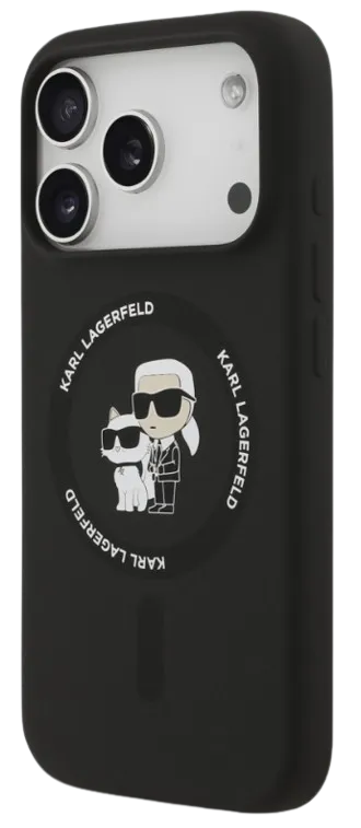 [KLHMP17XSCMKCRHK] KARL LAGERFELD CARCASA MAGSAFE K&C IPHONE 17 PRO MAX NEGRO