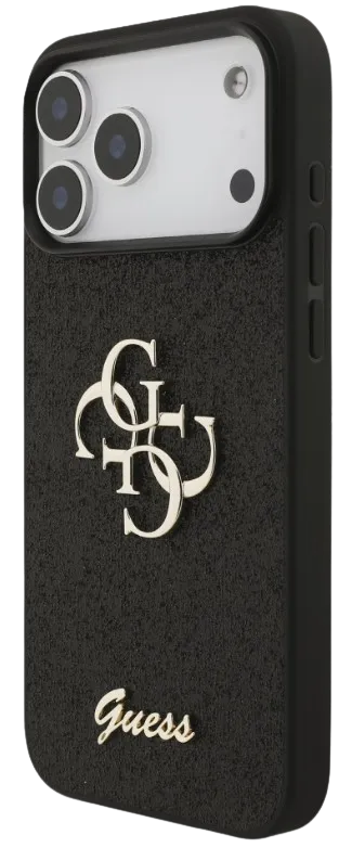 [GUHCP17XHG4SGK] GUESS CARCASA GLITTER 4G IPHONE 17 PRO MAX NEGRO