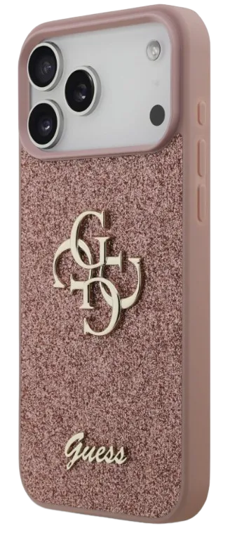 [GUHCP17XHG4SGP] GUESS CARCASA GLITTER 4G IPHONE 17 PRO MAX ROSA
