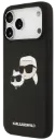 KARL LAGERFELD CARCASA MAGSAFE K&C HEADS IPHONE 17 PRO MAX NEGRO