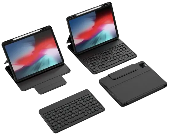 [WIIPAD1101] WIWU FUNDA CON TECLADO EXTRAÍBLE  IPAD Air 11(M3)(2025)/Air 11(2024)/Air 10.9(4/5)/Pro 11(4/3/2)