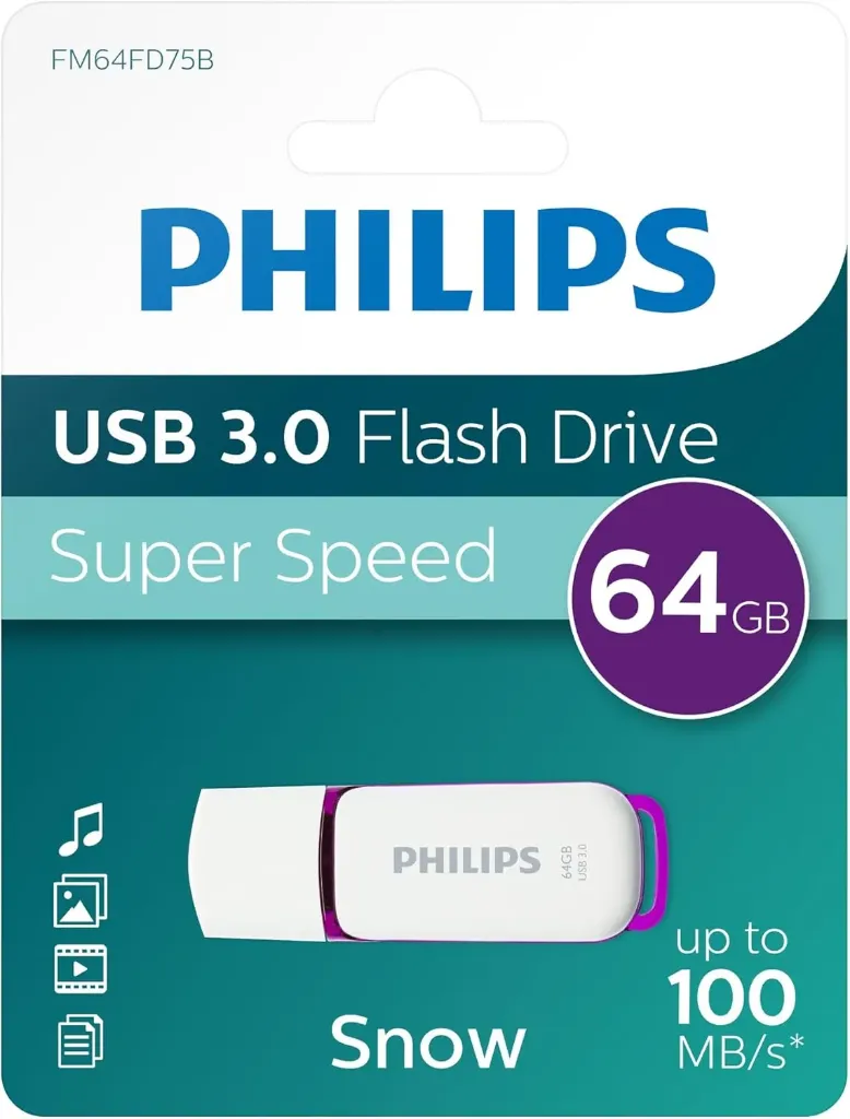 PHILIPS PENDRIVE 3.0 64GB MAGIC PURPLE