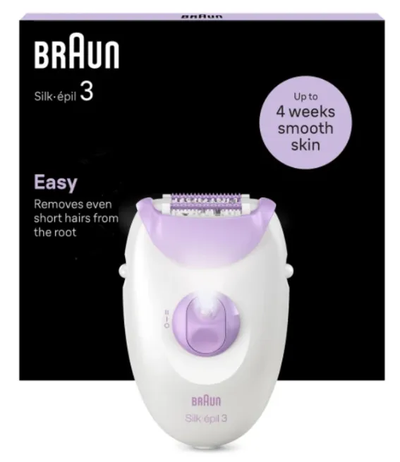 [SE3000] BRAUN DEPILADORA SILK-EPIL 3 / RODILLO MASAJE / SMARTLIGHT