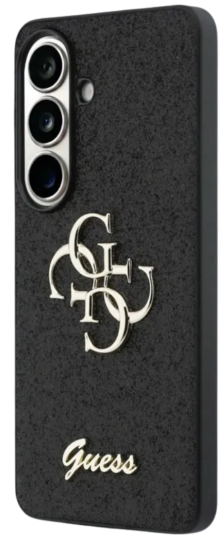 [GUHCS26SHG4SGK] GUESS CARCASA 4G GLITTER SAMSUNG S26 NEGRO