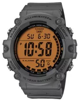 [AE1500WHX8A] CASIO RELOJ AE-1500WHX-8A GRIS/NARANJA