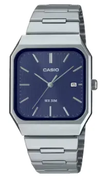 [MTPB185D2A1] CASIO RELOJ MTP-B185D-2A1 ESFERA AZUL/ PLATEADO