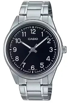 CASIO RELOJ MTP-V005D-1B4 ESFERA NEGRA/ PLATEADO