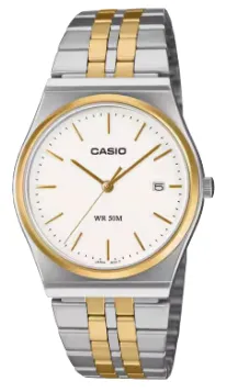 [MTPB145SG7A] CASIO RELOJ MTP-B145SG-7A ESFERA BLANCA / BICOLOR