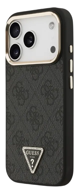 [GUHMP17LP4GTDGMK] GUESS CARCASA MAGSAFE 4G TRIANGLE IPHONE 17 PRO GRIS