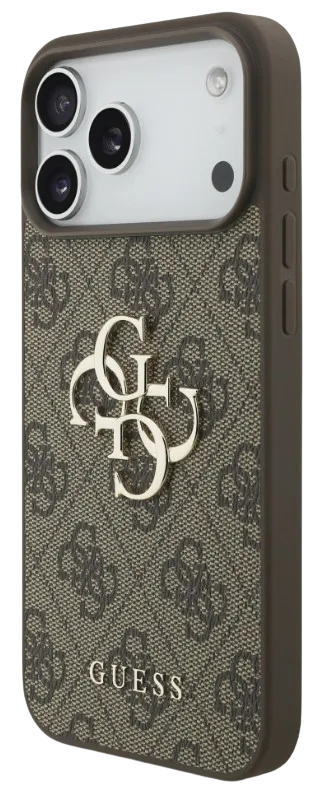 [GUHCP17L4GMGBR] GUESS CARCASA 4G IPHONE 17 PRO MARRON