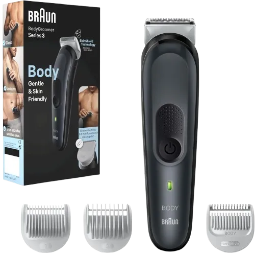 BRAUN BODYGROOM BG3340/ 3 ACCESORIOS