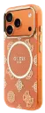 GUESS CARCASA MAGSAFE IML PEONY DOT IPHONE 17 PRO NARANJA