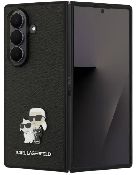 KARL LAGERFELD CARCASA SAFFIANO K&C Z FOLD 7 NEGRO