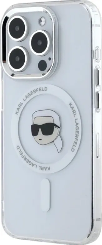 KARL LAGERFELD CARCASA MAGSAFE IML KARL HEAD IPHONE 15 PRO MAX