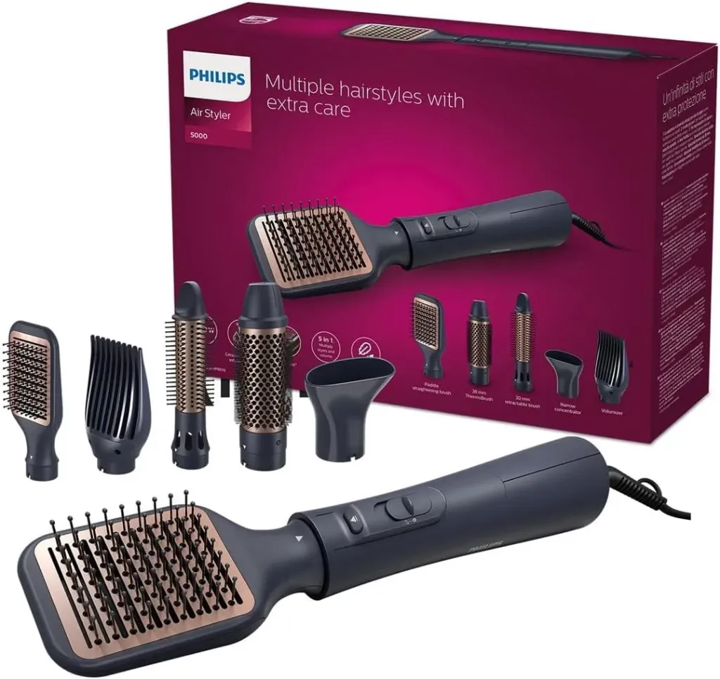 PHILIPS MOLDEADOR DE PELO / 5 ACCESORIOS