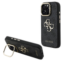 GUESS CARCASA 4G SOPORTE CAMARA IPHONE 15 PRO MAX GRIS