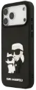 KARL LAGERFELD CARCASA K&C HEADS 3D IPHONE 17 PRO MAX NEGRO