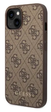[GUHCP15MG4GFBR] GUESS CARCASA 4G IPHONE 15 PLUS MARRON