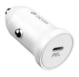 [DSTSMCP2] DEVIA CARGADOR COCHE USBc 30W BLANCO