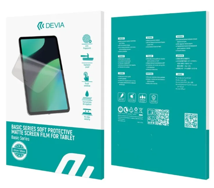 DEVIA PACK 20 LAMINAS HIDROGEL BASIC TABLET ANTIHUELLA