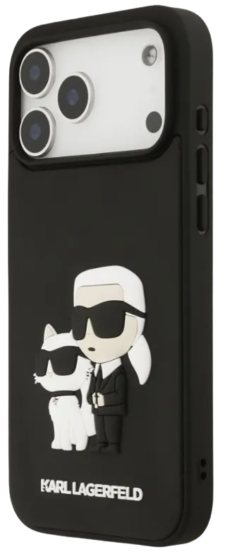 [KLHCP17L3DRKCNK] KARL LAGERFELD CARCASA K&C HEADS 3D IPHONE 17 PRO NEGRO