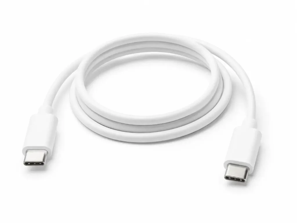 CABLE USB C - USB C 1m BLANCO (SIN CAJA)